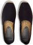 Saint Laurent Espadrilles met geborduurd logo Zwart - Thumbnail 3