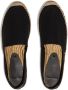 Saint Laurent Espadrilles met geborduurd logo Zwart - Thumbnail 4