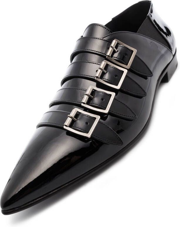 Saint Laurent Franklin gespschoenen Zwart