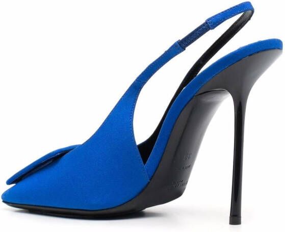 Saint Laurent George pumps met vierkante neus Blauw