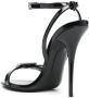 Saint Laurent Gippy sandalen met gesp Zwart - Thumbnail 3