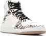 Saint Laurent Sneakers met zebraprint Wit - Thumbnail 2