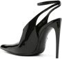 Saint Laurent Kendall 110mm pumps met gelakte afwerking Zwart - Thumbnail 3