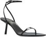 Saint Laurent Kitty sandalen Zwart - Thumbnail 2