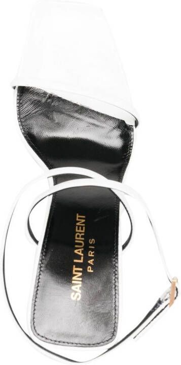 Saint Laurent Leren sandalen Wit