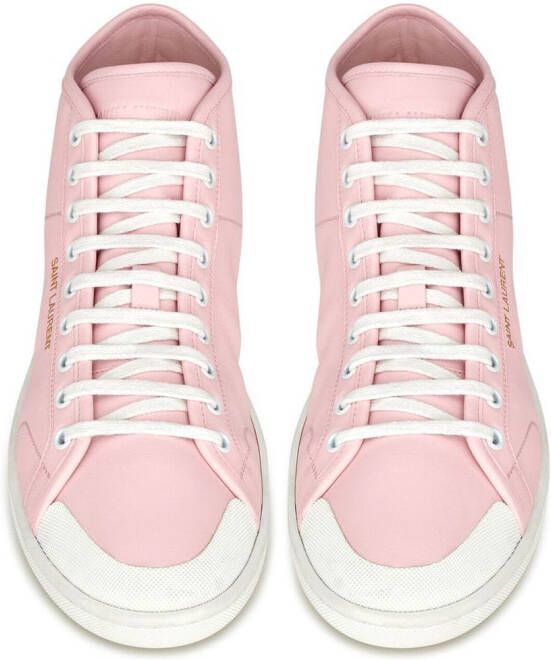 Saint Laurent Leren sneakers Roze