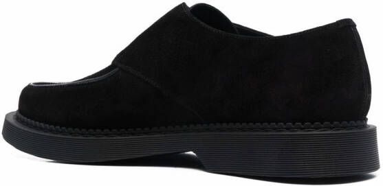 Saint Laurent Suède gespschoenen Zwart