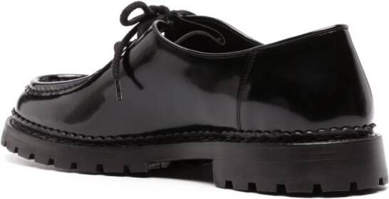 Saint Laurent Marbeuf derby schoenen met vlakken Zwart