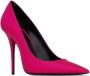 Saint Laurent Marylin satijnen pumps Roze - Thumbnail 2