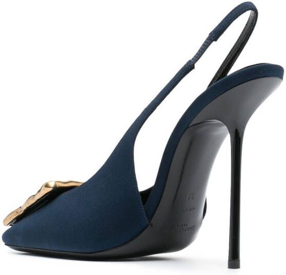 Saint Laurent Maxine slingback pumps Blauw