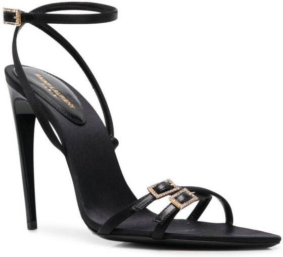 Saint Laurent New Nuit sandalen Zwart