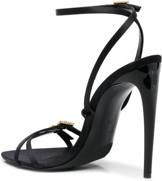 Saint Laurent New Nuit sandalen Zwart