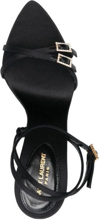 Saint Laurent New Nuit sandalen Zwart