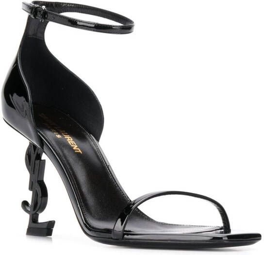 Saint Laurent 85mm Opyum sandalen Zwart