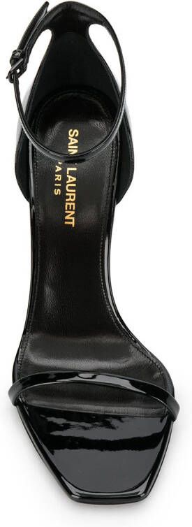 Saint Laurent 85mm Opyum sandalen Zwart