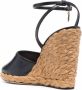 Saint Laurent Espadrilles met sleehak Zwart - Thumbnail 3