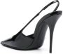 Saint Laurent Pumps met vierkante neus Zwart - Thumbnail 3