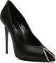 Saint Laurent Martinique 110mm satijnen pumps Zwart - Thumbnail 2