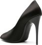 Saint Laurent Martinique 110mm satijnen pumps Zwart - Thumbnail 3