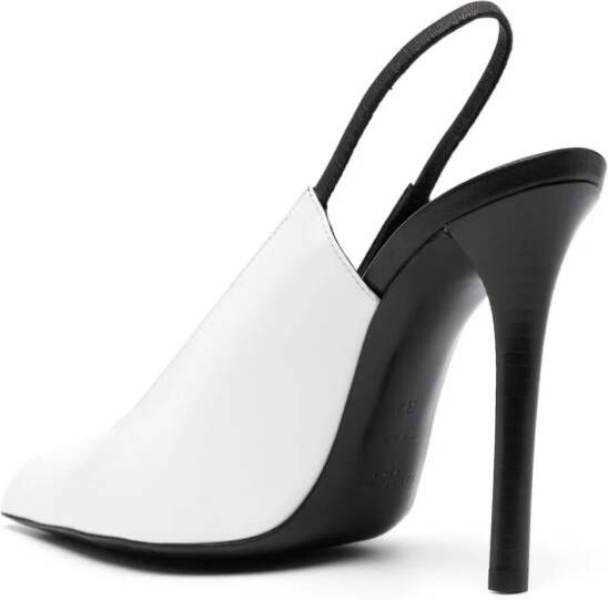 Saint Laurent Raven slingback pumps Wit