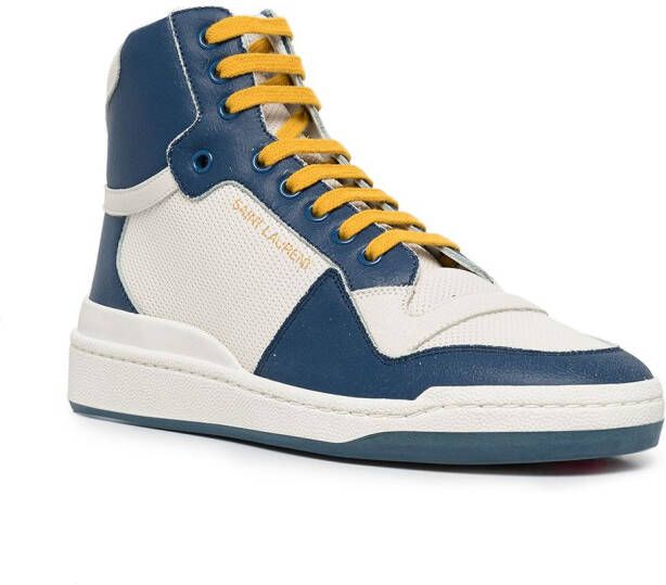 Saint Laurent SL24 high-top sneakers Blauw