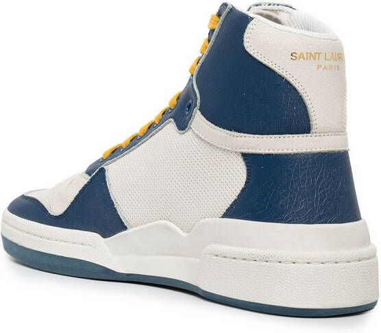 Saint Laurent SL24 high-top sneakers Blauw