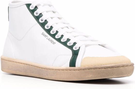 Saint Laurent SL39 high-top sneakers Wit