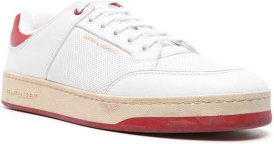 Saint Laurent SL 61 leren sneakers Wit