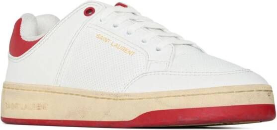 Saint Laurent SL 61 leren sneakers Wit