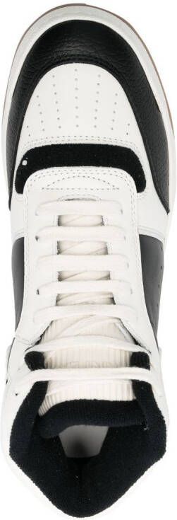 Saint Laurent Sneakers met colourblocking Zwart