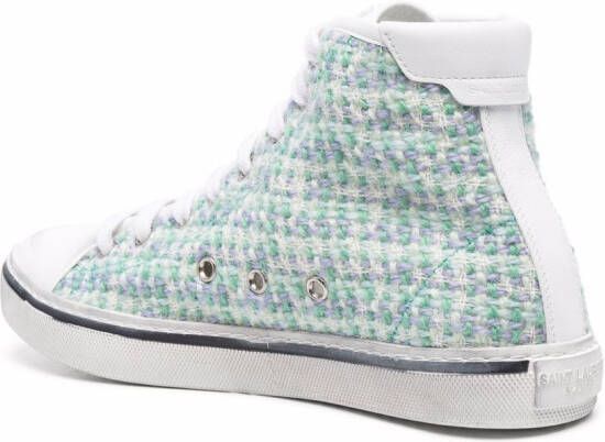 Saint Laurent Sneakers met logopatch Groen