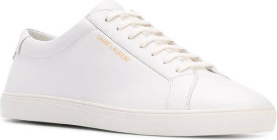 Saint Laurent Sneakers met logoprint Wit