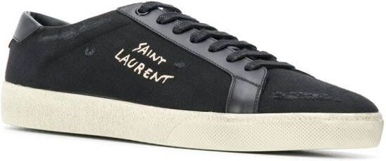 Saint Laurent Court Classic sneakers Zwart