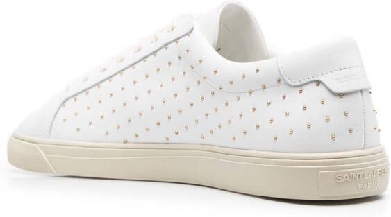 Saint Laurent Sneakers met studs Wit