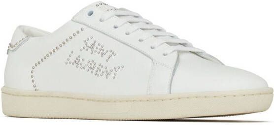 Saint Laurent Sneakers met studs Wit