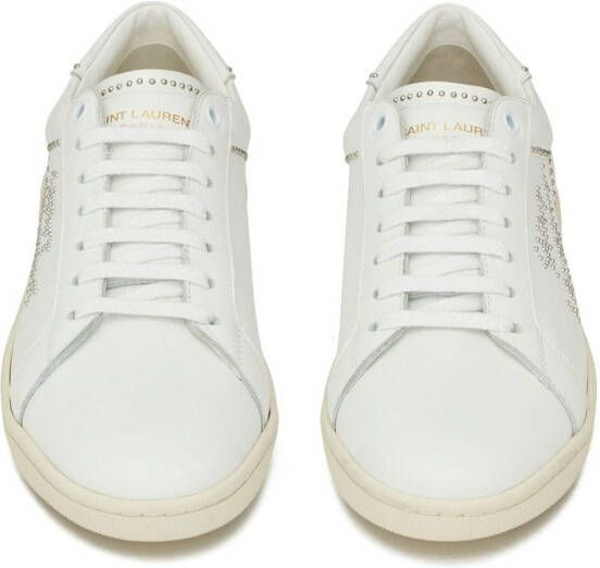 Saint Laurent Sneakers met studs Wit