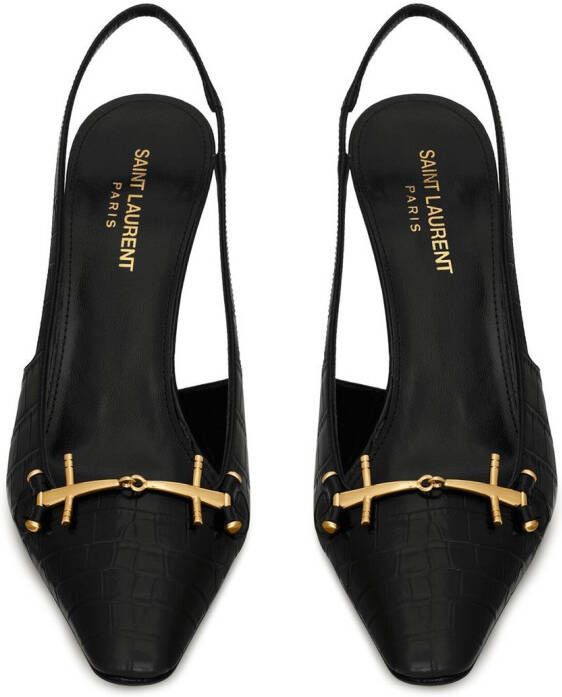 Saint Laurent Tom slingback pumps Zwart