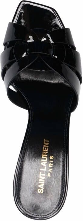 Saint Laurent Tribute sandalen Zwart