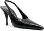 Saint Laurent Viper slingback pumps Zwart - Thumbnail 2