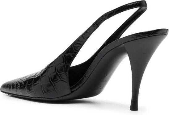 Saint Laurent Viper slingback pumps Zwart