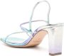 SANDRO Faye slip-on sandalen Blauw - Thumbnail 3