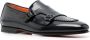 Santoni Leren loafers Zwart - Thumbnail 2