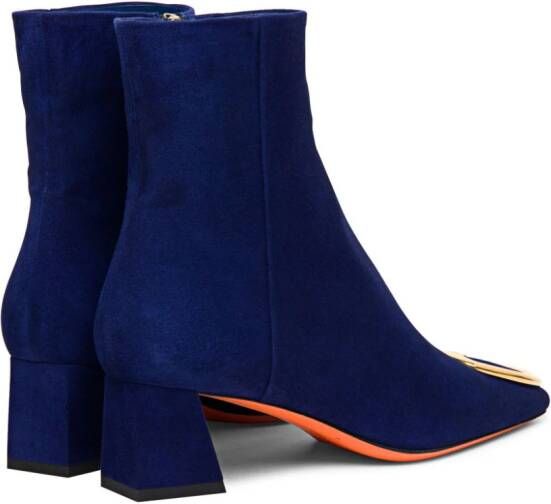 Santoni Laarzen met gesp Blauw