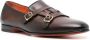 Santoni Carlos leren gespschoenen Bruin - Thumbnail 2