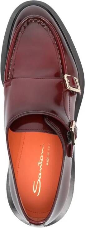 Santoni Chunky loafers Rood