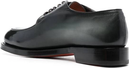 Santoni Derby schoenen met ronde neus Groen