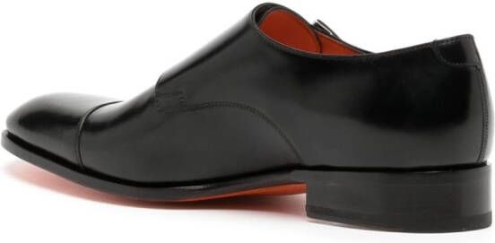 Santoni Leren schoenen Zwart