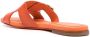 Santoni Slippers met dubbele gesp Oranje - Thumbnail 3