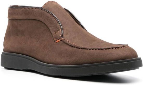 Santoni Dragon enkellaarzen Bruin