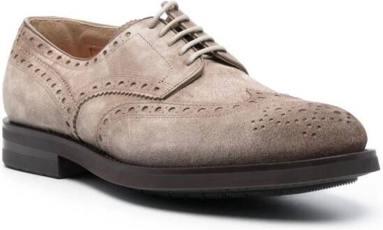 Santoni Emil leren brogues Beige